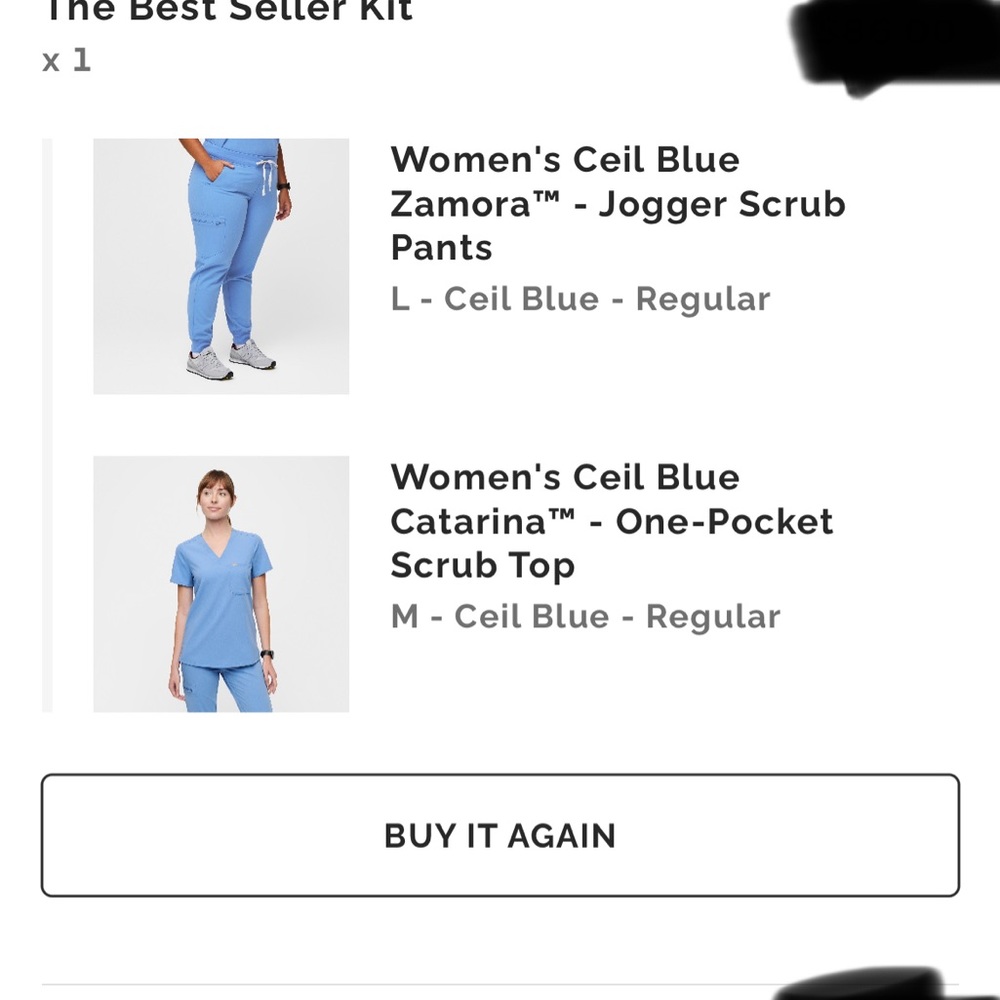 FIGS CEIL BLUE SET